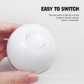 Smart Interactive Automatic Rolling Ball, USB -wiederaufladbares Spielzeug, 360 -Grad -Selbstdrehkugel mit Spinnlicht